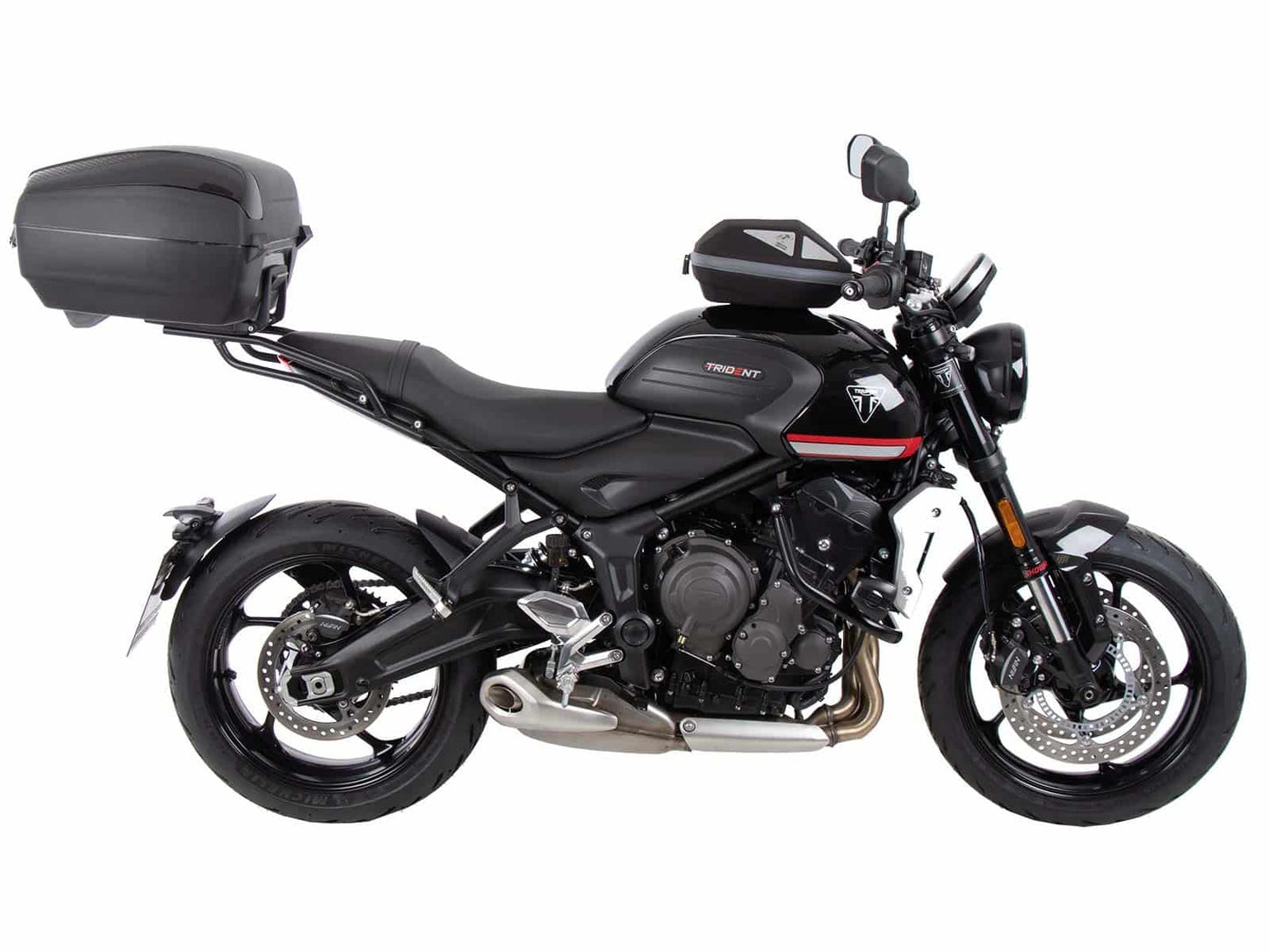 Hepco & Becker Alurack topcasecarrier black for Triumph Trident 660 (2021-2024)