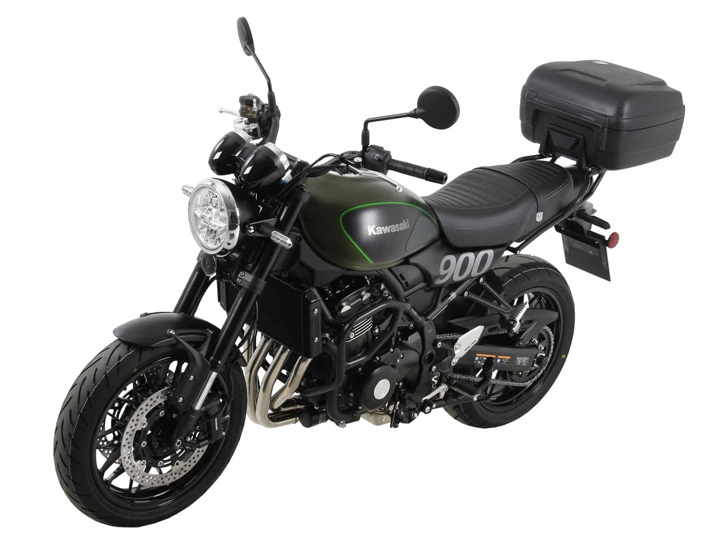 Hepco & Becker Alurack top case carrier black for Kawasaki Z 900 RS/Cafe (2018-2025) / Z 900 RS SE (2022-2025)