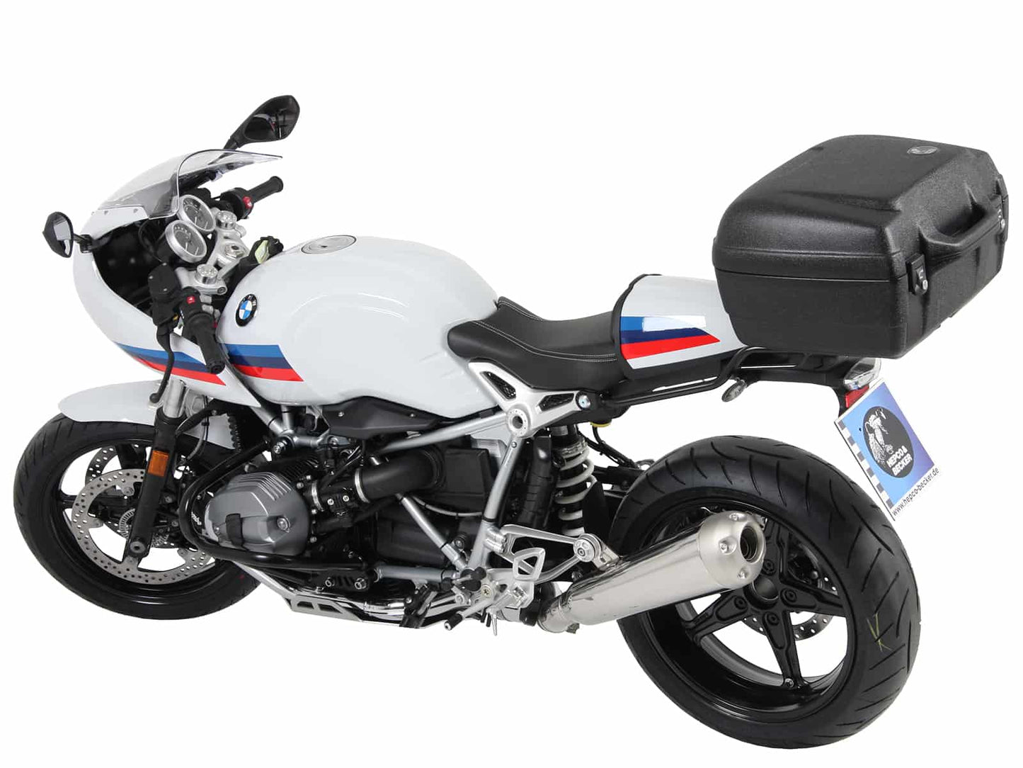 Hepco & Becker Alurack top case carrier black for BMW R nineT Racer (2017-2023)