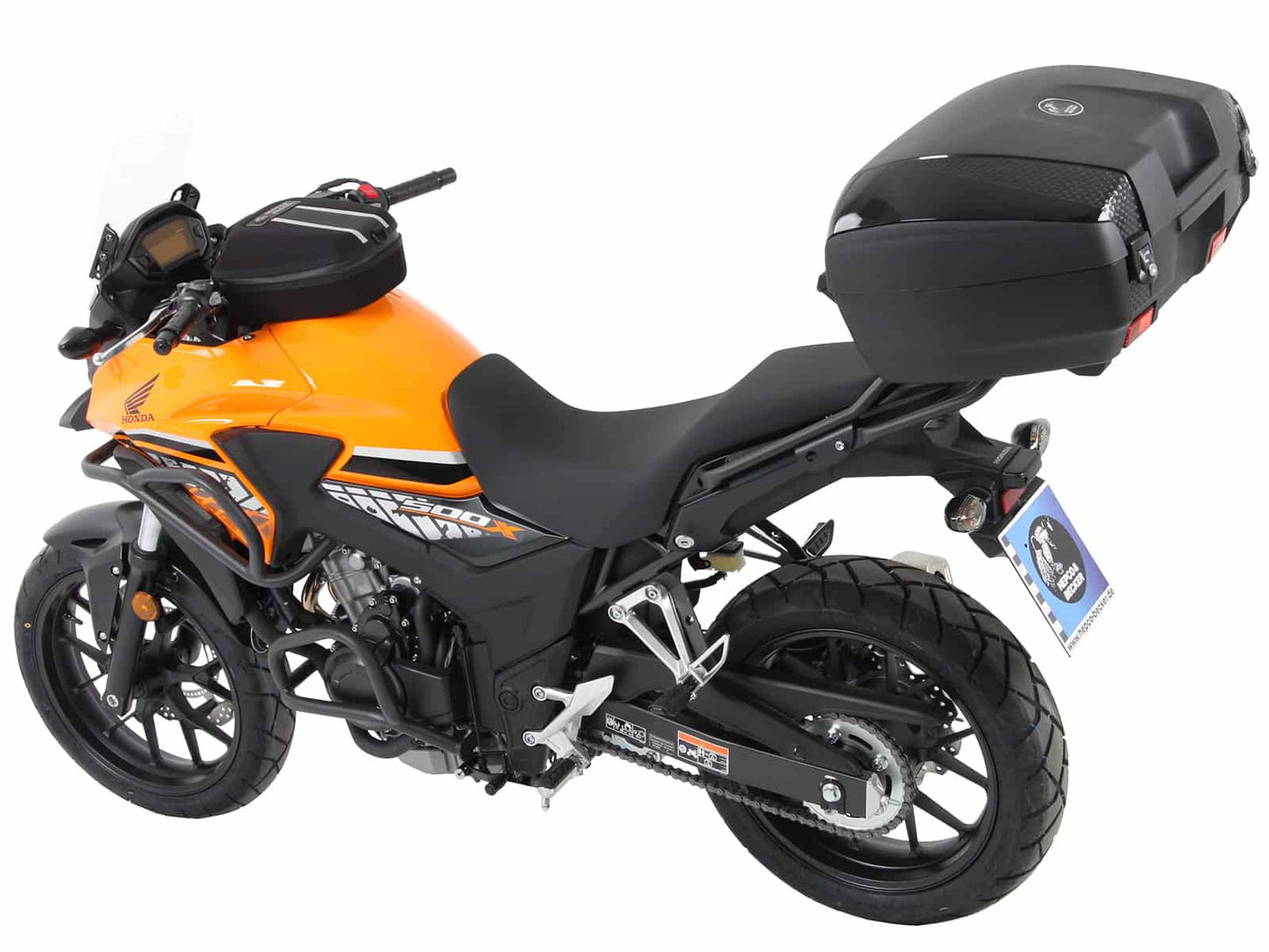 Hepco & Becker Alurack top case carrier anthracite/black for Honda CB 500 X (2017-2018)