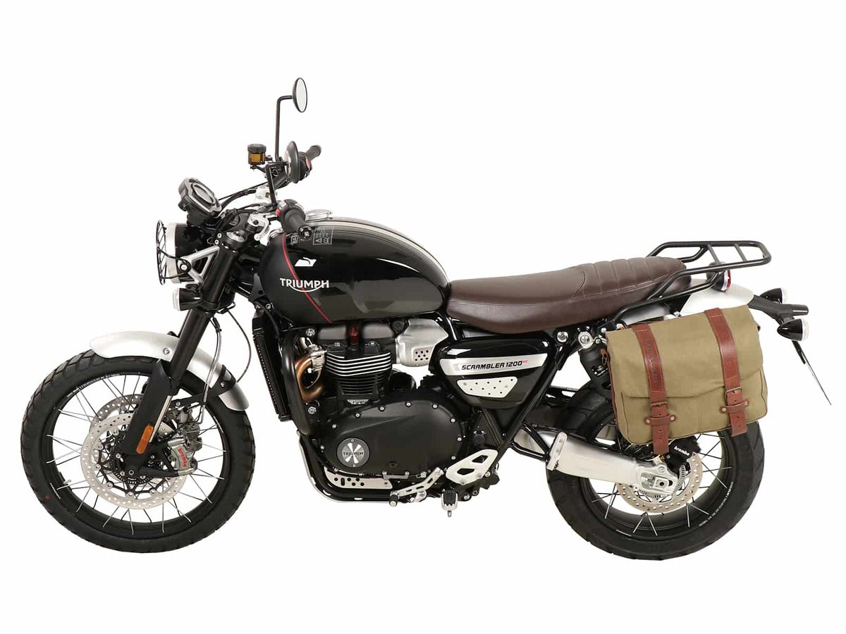 Hepco & Becker C-Bow sidecarrier only left side black for Triumph Scrambler 1200 XC (2019-2023)