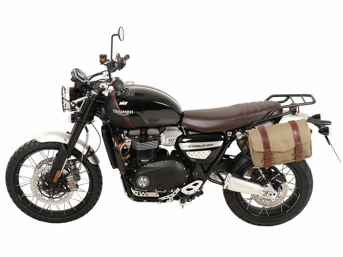 Hepco & Becker C-Bow sidecarrier only left side black for Triumph Scrambler 1200 XC (2019-2023)