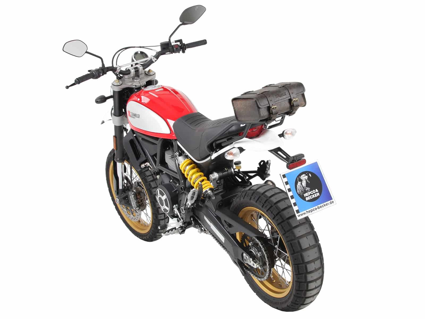 Hepco & Becker Tube rear rack/Solorack- black for Yamaha SCR 950 (2017-2020)