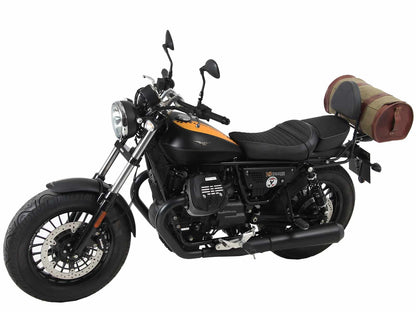Hepco & Becker Sissybar with rearrack black for Moto Guzzi V 9 Bobber (long seat)(2017-2020)