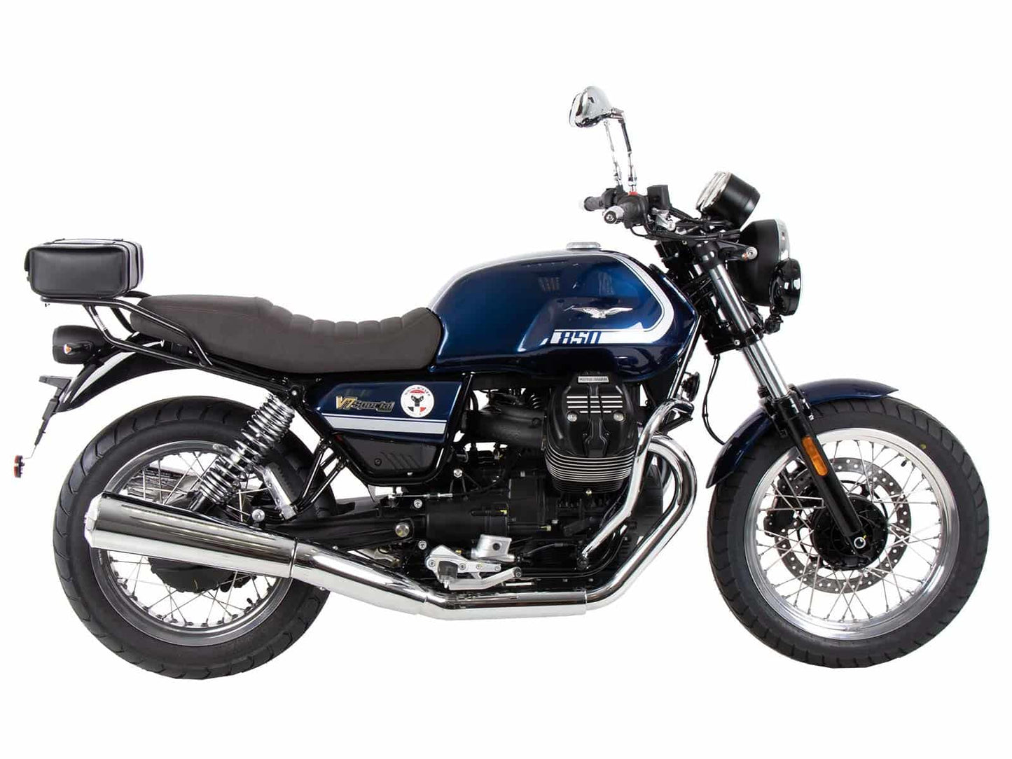 Hepco & Becker Tube rear rack black for Moto Guzzi V7 Stone / Special (850 ccm) (2021-2024)