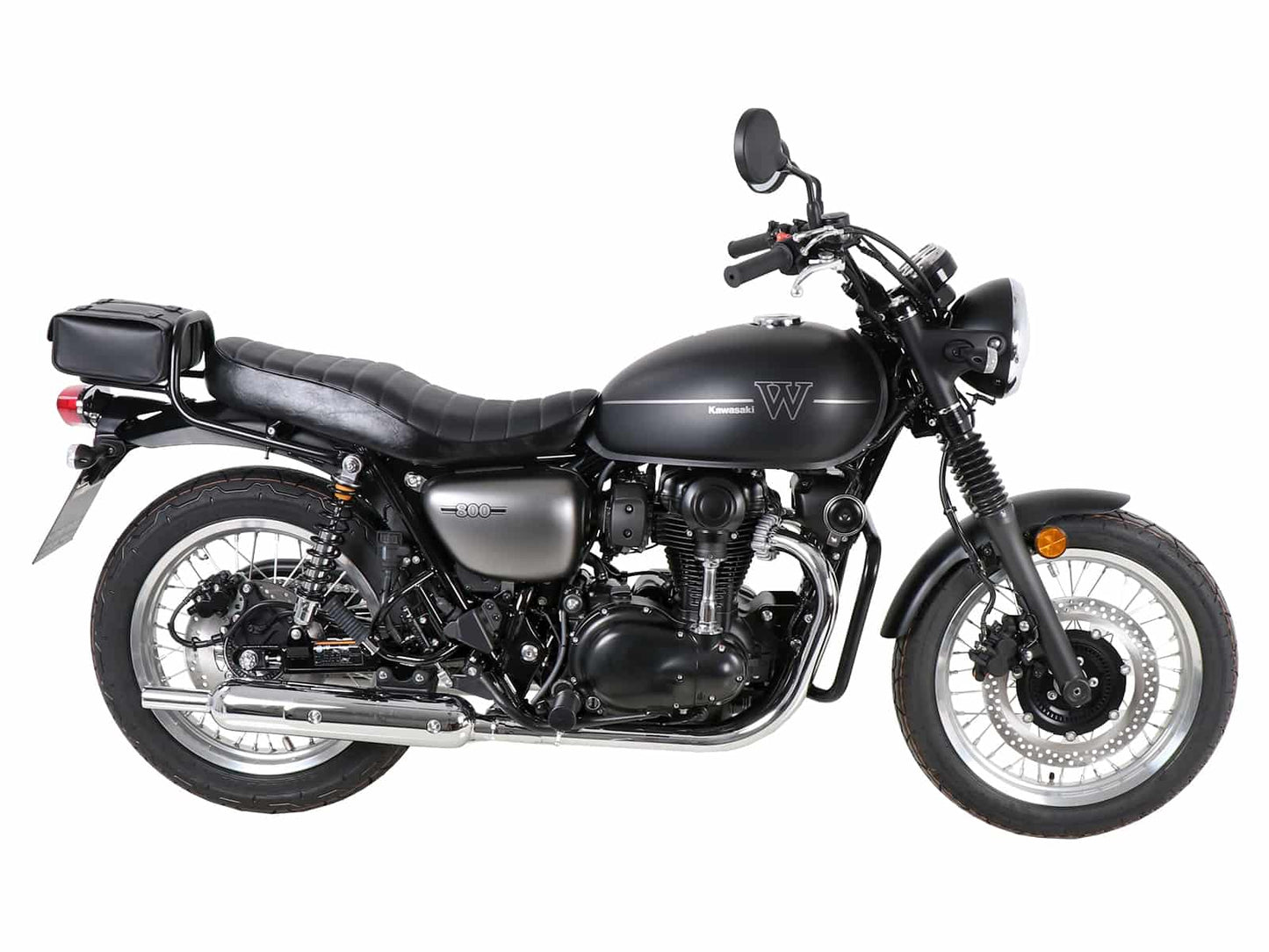 Hepco & Becker C-Bow sidecarrier black for Kawasaki W 800 Street / Cafe / Standard (2019-2025)