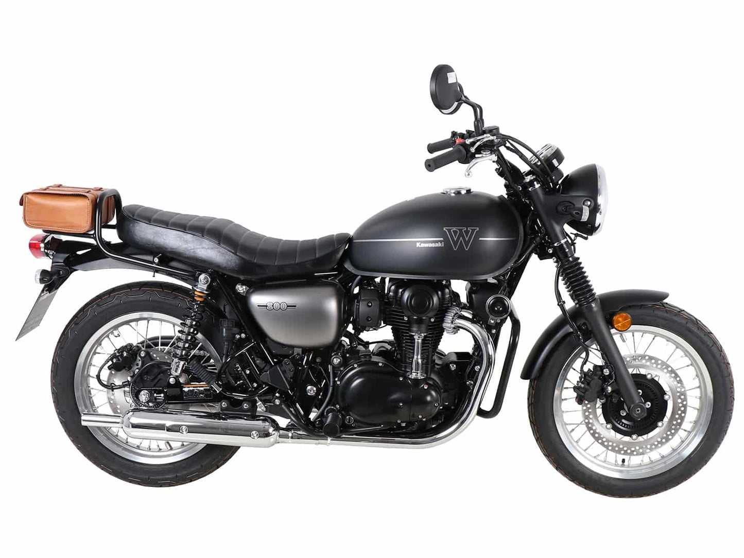 Hepco & Becker C-Bow sidecarrier black for Kawasaki W 800 Street / Cafe / Standard (2019-2025)