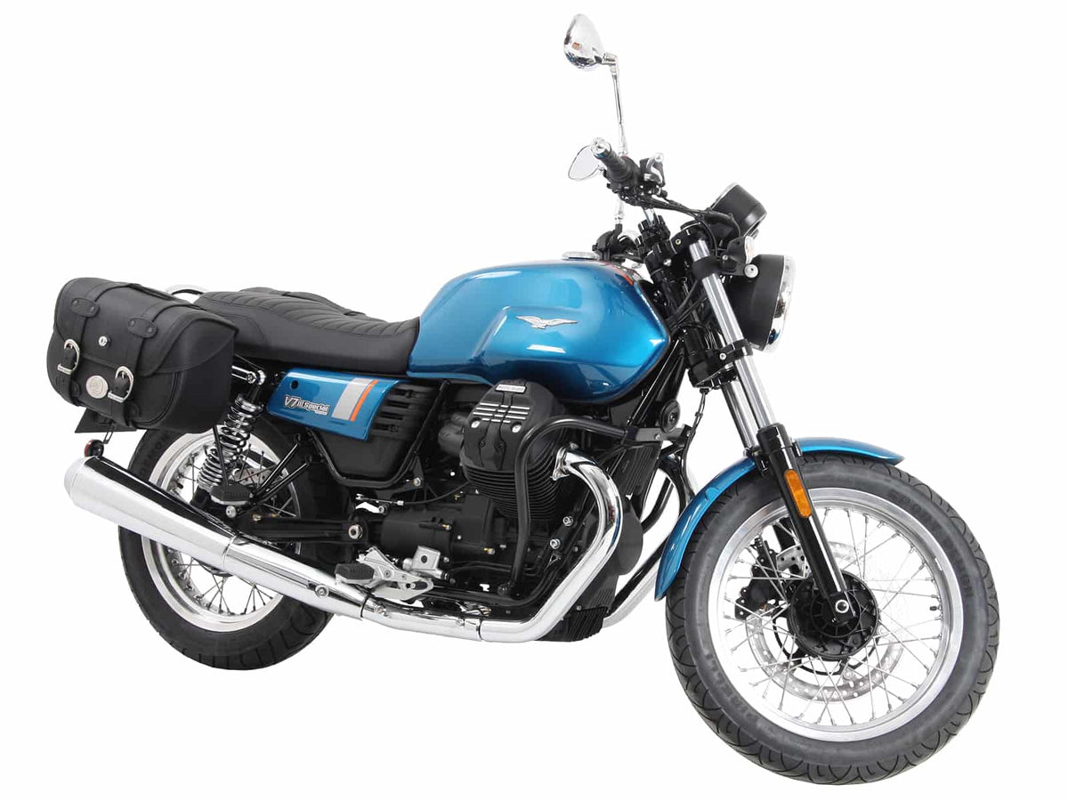 Hepco & Becker C-Bow sidecarrier chrome for Moto Guzzi V7 III (Carbon, Milano, Rough) (2018-2020)