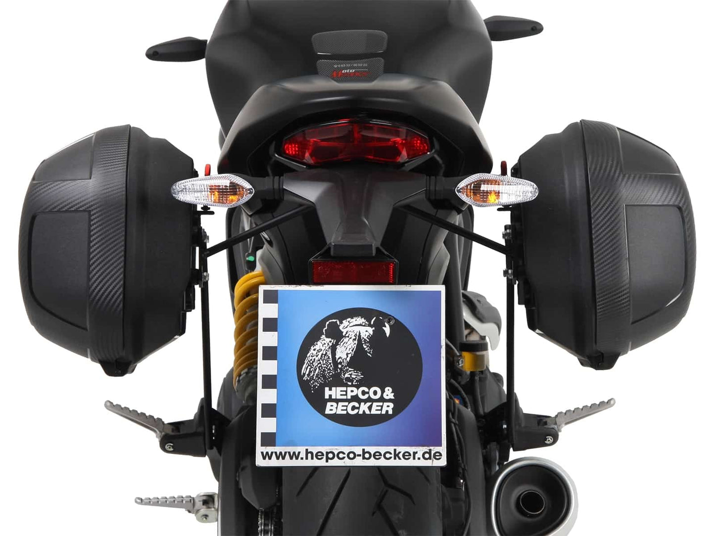 Hepco & Becker C-Bow sidecarrier black for Ducati Monster 797 (2017-2020)