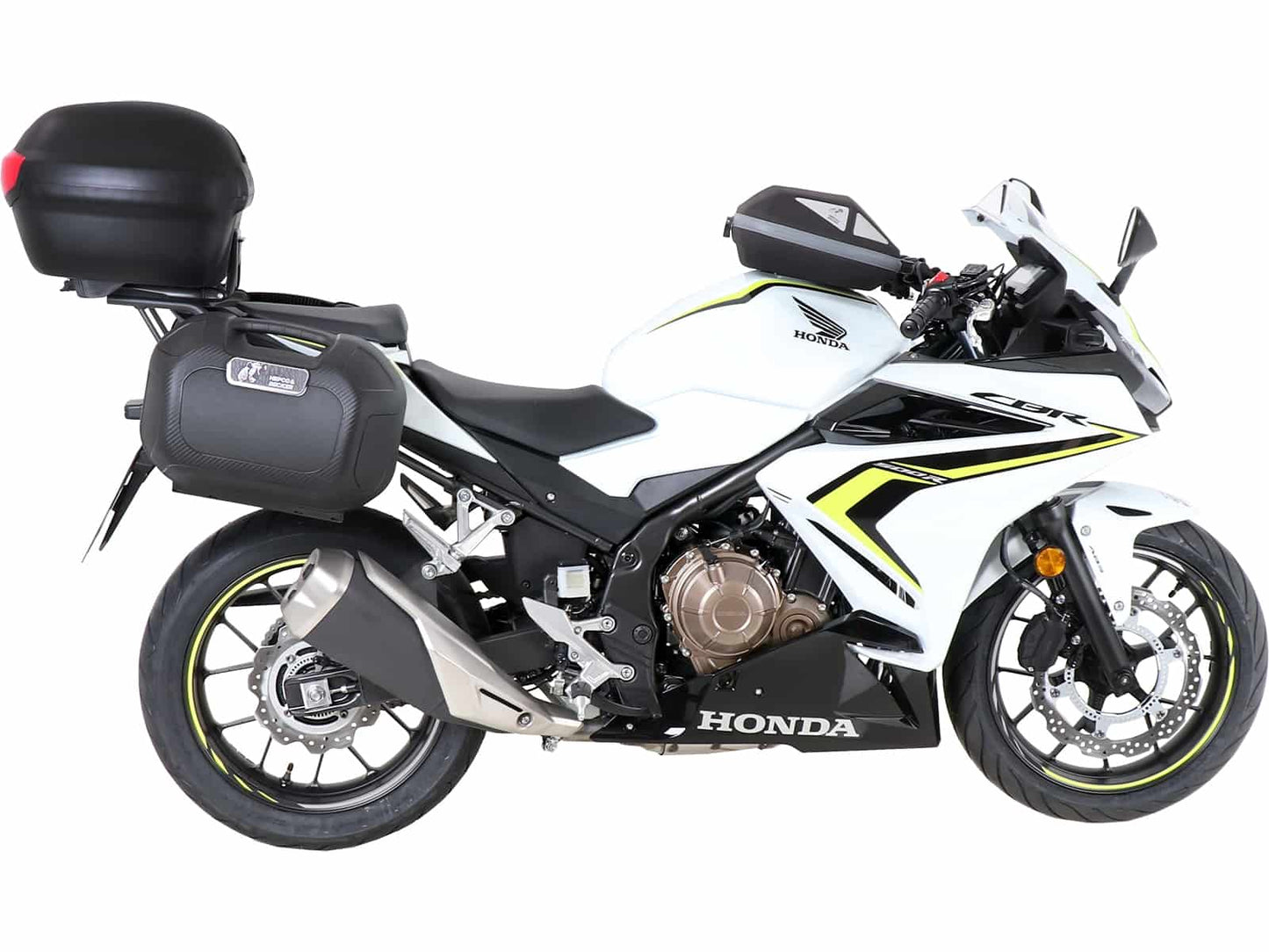 Hepco & Becker Alurack top case carrier anthracite/black for Honda CBR 500 R (2019-2023)