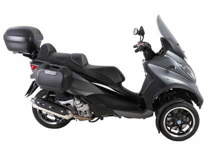 Hepco & Becker Alurack top case carrier black for combination with original rear rack for Piaggio MP3 350 (2018-2022)