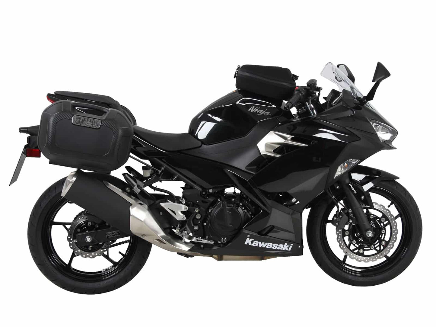 Hepco & Becker C-Bow sidecarrier black for Kawasaki Ninja 400 (2018-2023)