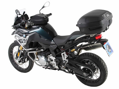 Hepco & Becker Alurack topcasecarrier black for original BMW-Touring titan color tube rear rack for BMW F 850 GS (2018-2023)