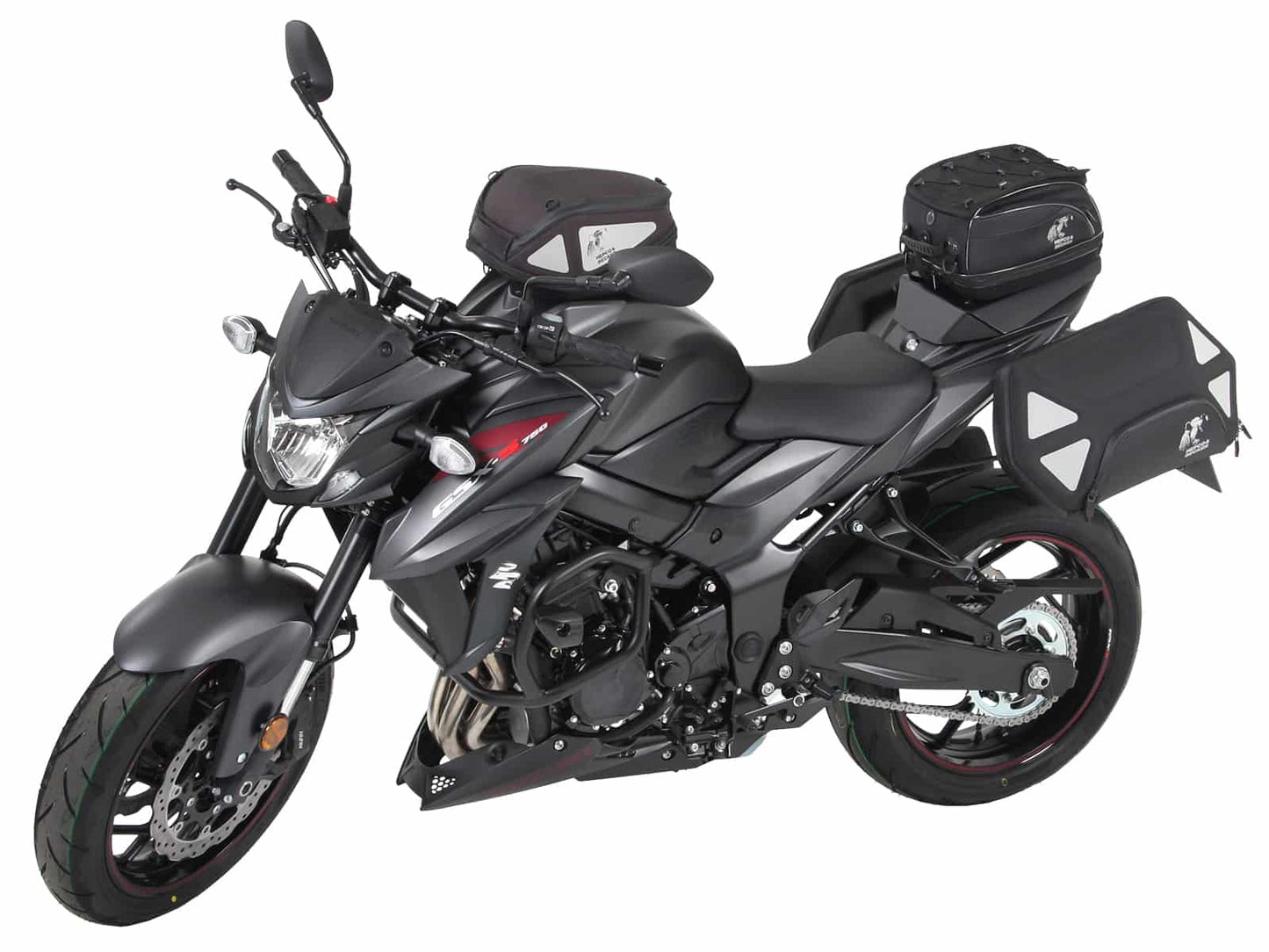 Hepco & Becker C-Bow sidecarrier black for Suzuki GSX-S 750 (2017-2021)