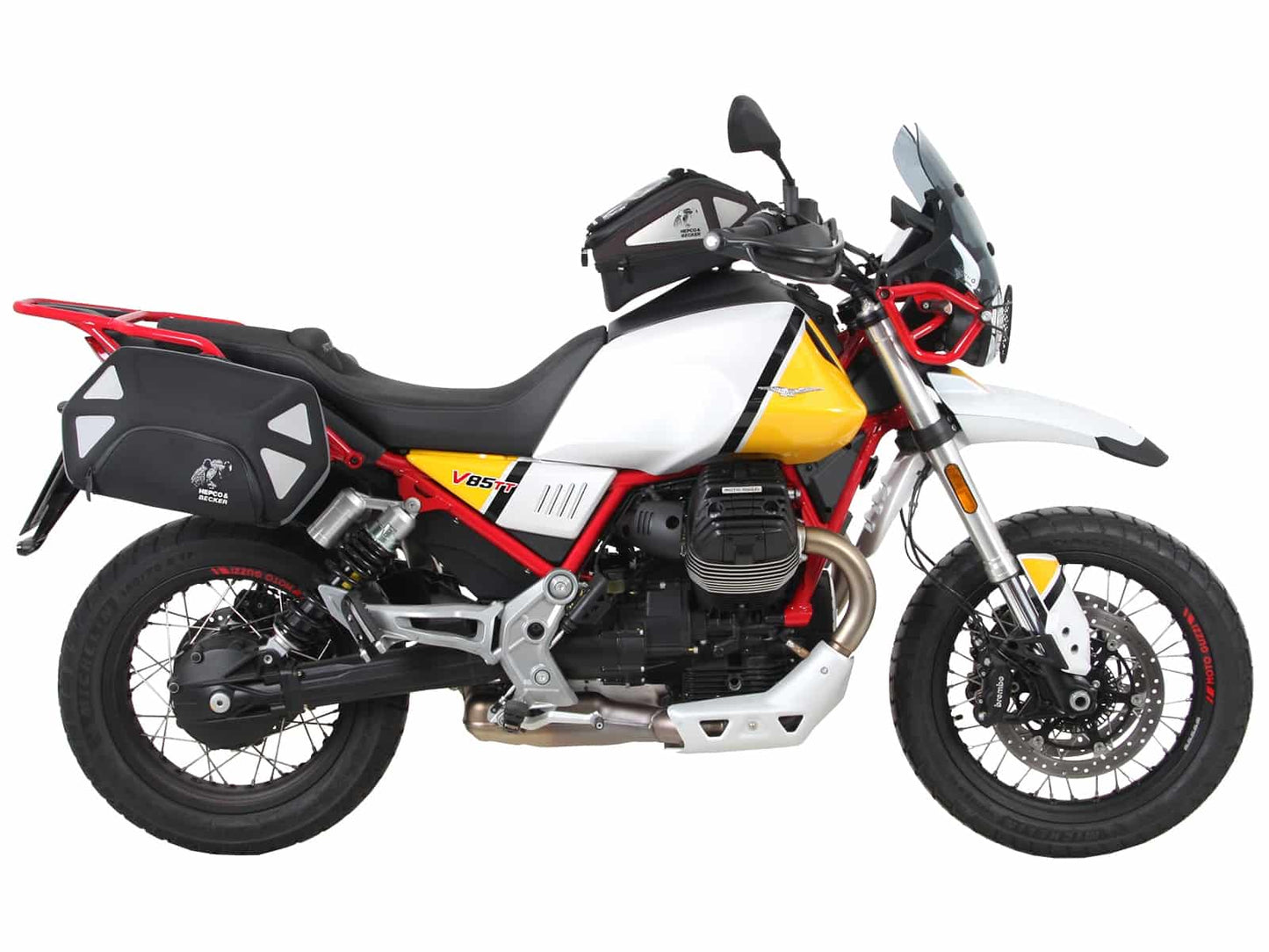 Hepco & Becker C-Bow sidecarrier black for Moto Guzzi V 85 TT (2019-2023)