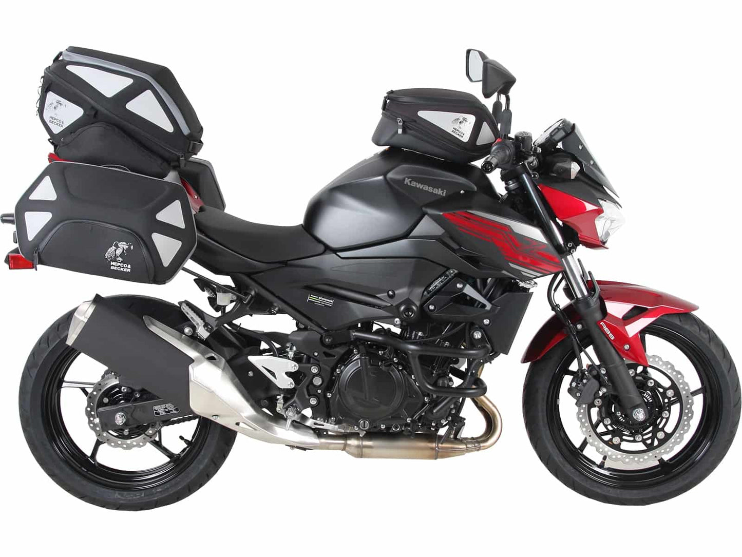 Hepco & Becker C-Bow sidecarrier black for Kawasaki Z 400 (2019-2023)