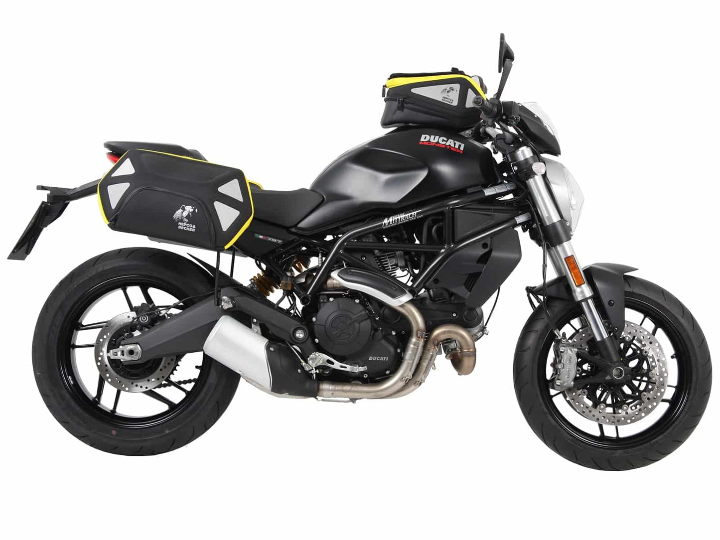 Hepco & Becker C-Bow sidecarrier black for Ducati Monster 797 (2017-2020)