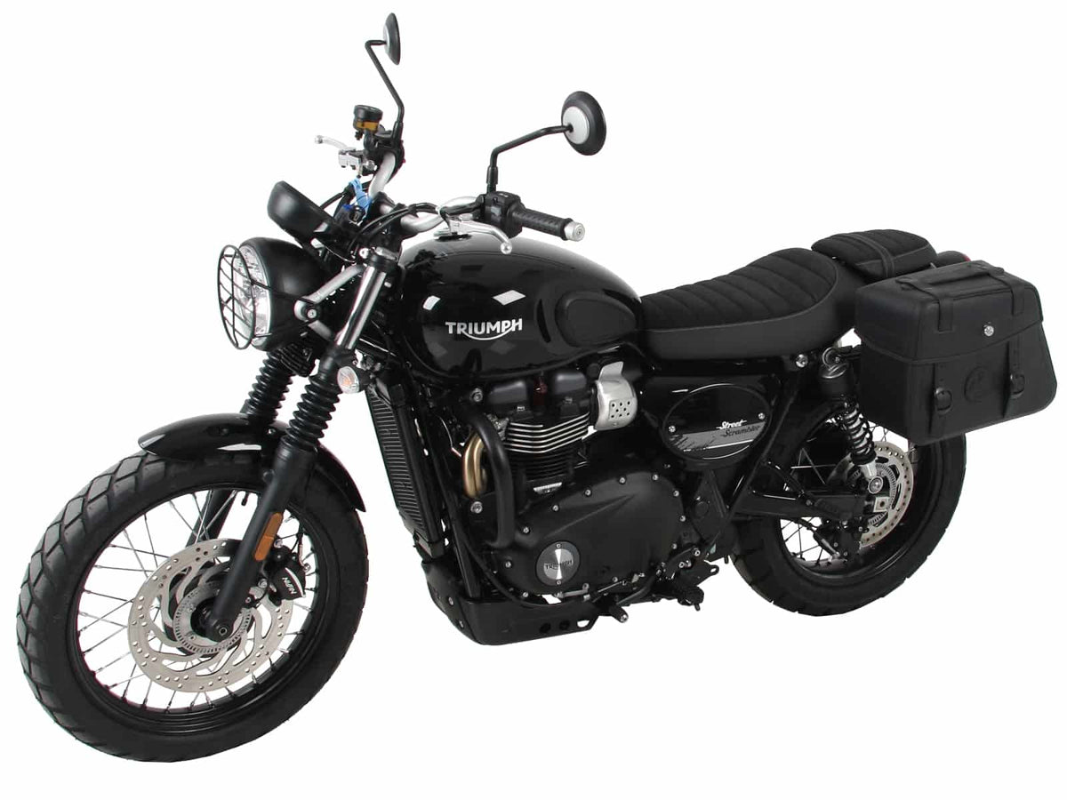 Hepco & Becker C-Bow sidecarrier only left side black for Triumph Street Scrambler (2017-)