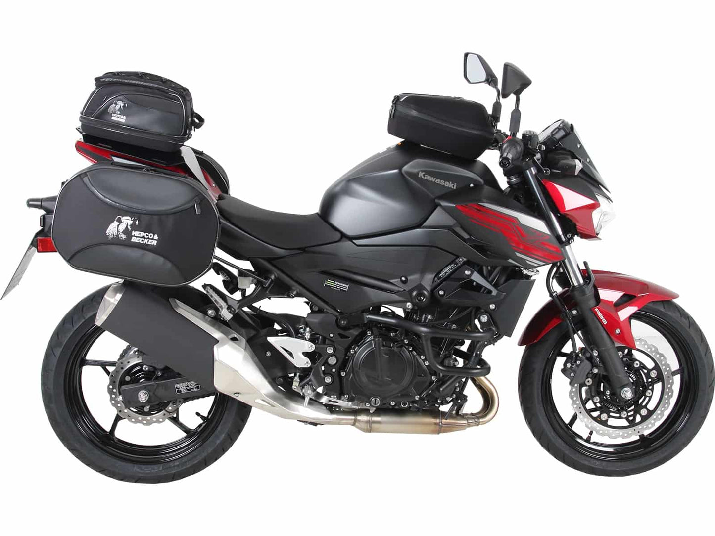 Hepco & Becker C-Bow sidecarrier black for Kawasaki Z 400 (2019-2023)