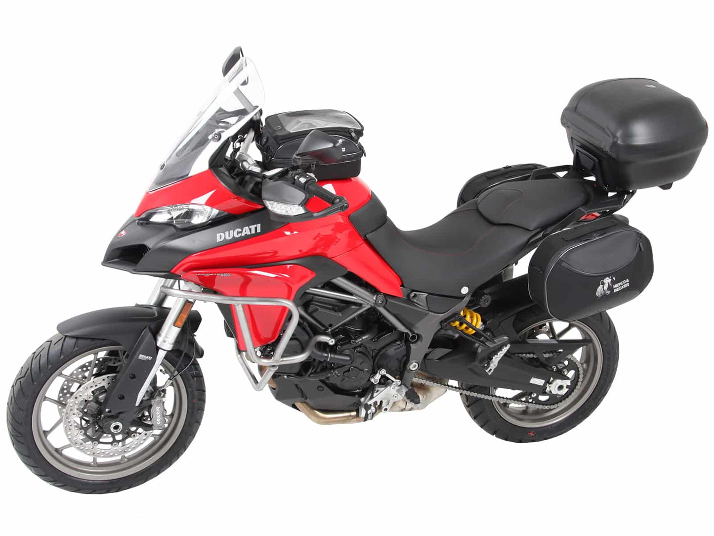 Hepco & Becker Alurack top case carrier black for Ducati Multistrada 950/S (2017-2021)
