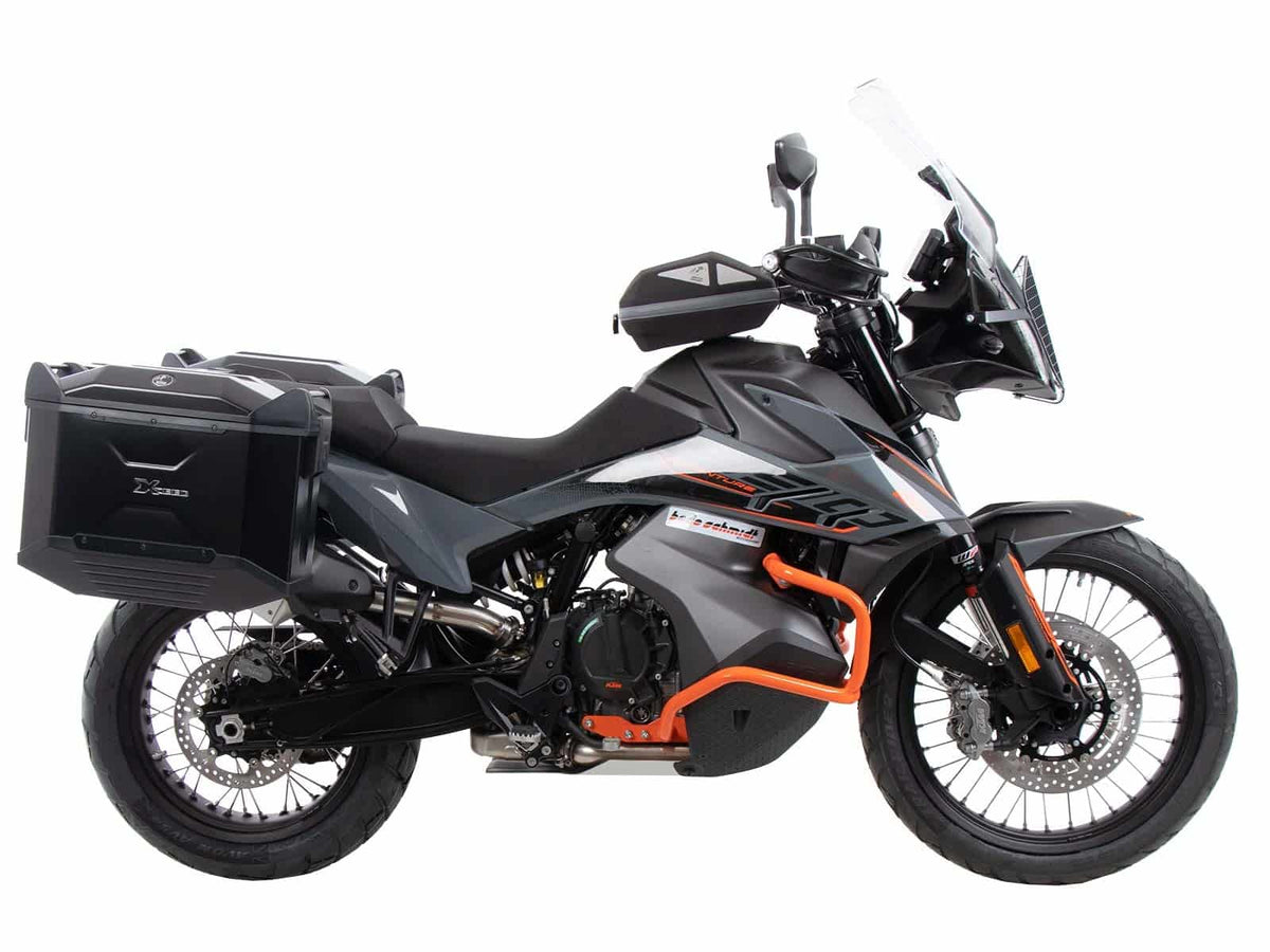 Hepco & Becker Side carrier permanent mounted black for KTM 890 Adventure / R / Rally (2021-2022)