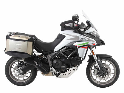 Hepco & Becker Sidecarrier permanent mounted chrome for Ducati Multistrada 950/S (2017-2021)