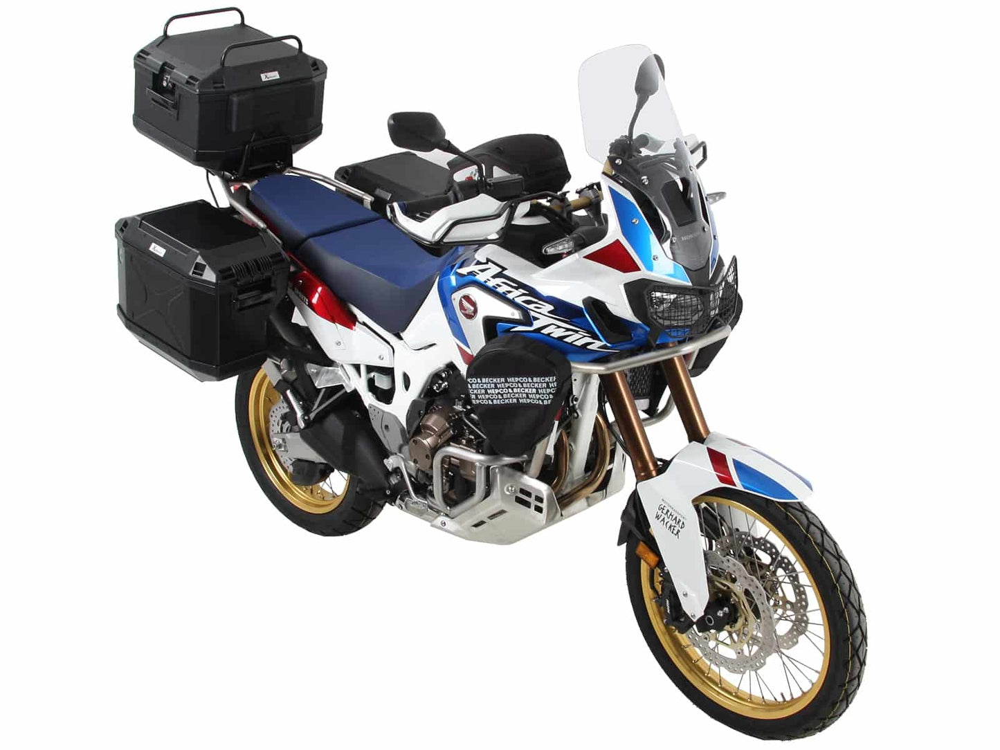 Hepco & Becker Alurack top case carrier black for Honda CRF1000L Africa Twin Adventure Sports (2018-2019)