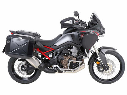 Hepco & Becker Sidecarrier permanent mounted black for Honda CRF 1100 L Africa Twin (2019-2021)