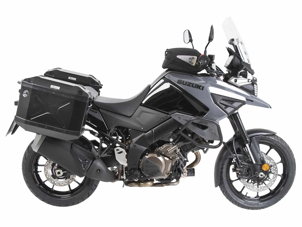 Hepco & Becker Sidecarrier permanent mounted black for Suzuki V-Strom 1050/XT (2020-2022)