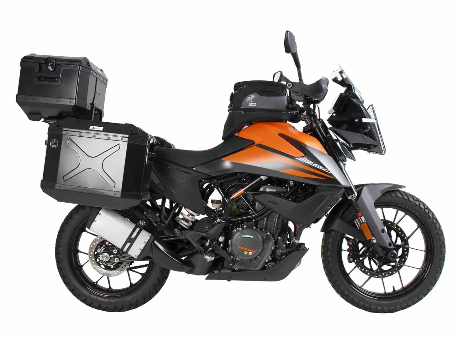 Hepco & Becker Alurack topcasecarrier black for KTM 390 Adventure (2020-2024)