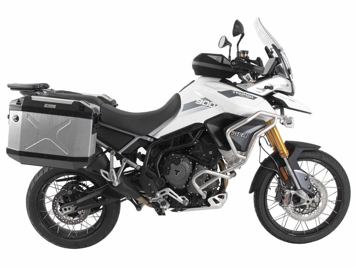 Hepco & Becker Sidecarrier permanent mounted black for Triumph Tiger 900 / Rally / GT / PRO (2020-2023)