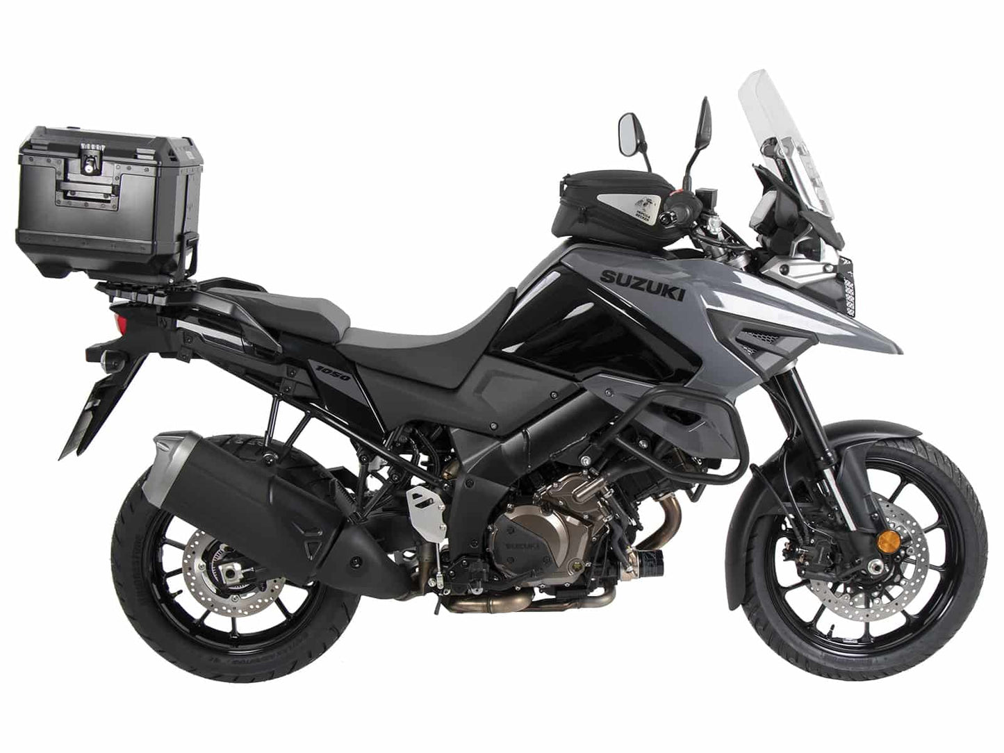 Hepco & Becker Easyrack topcasecarrier black for combination with original rear rack for Suzuki V-Strom 1050 / XT (2020-2022)