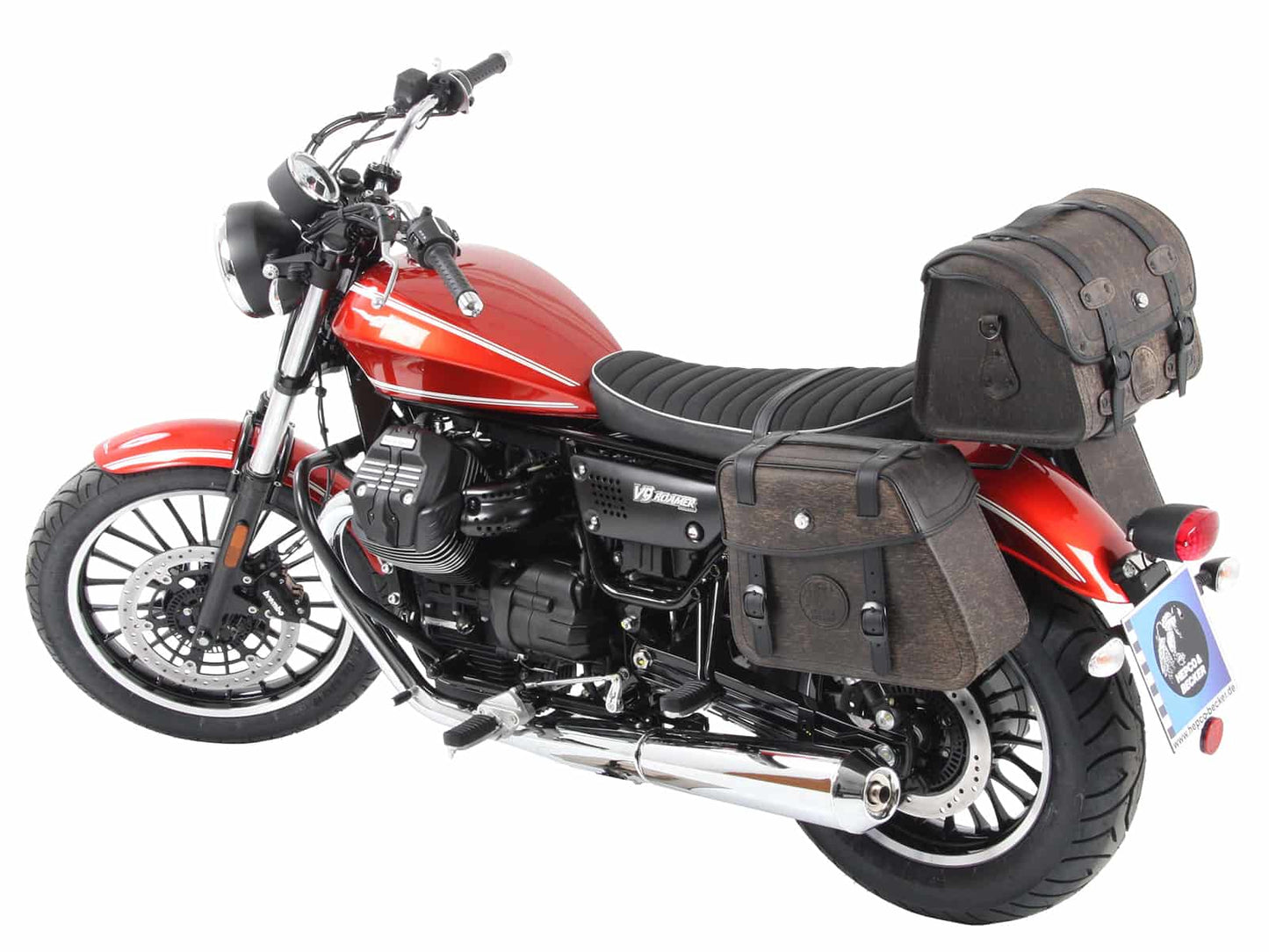 Hepco & Becker Leatherbag tube carrier Cutout for Moto Guzzi V 9 Roamer from 2016