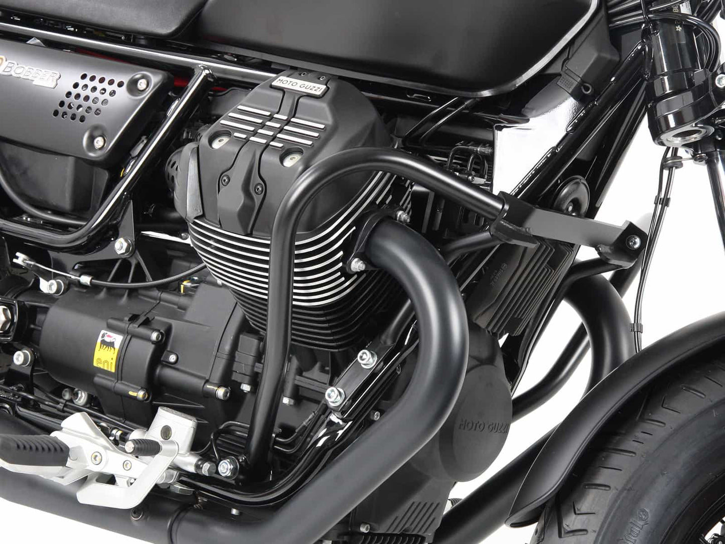 Hepco & Becker Engine protection bar black for Moto Guzzi V 9 Bobber/Sport (2016-2020)