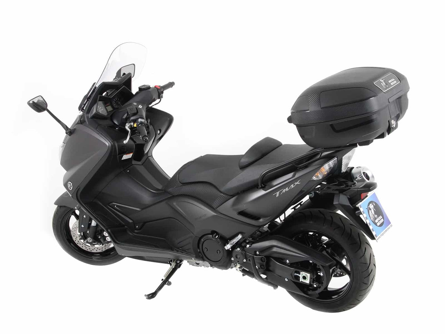 Hepco & Becker Alurack topcasecarrier black for Yamaha TMAX 530 ABS (2012-2017)