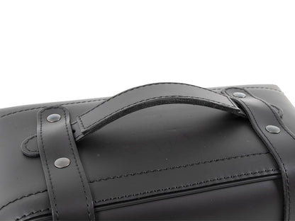 Hepco & Becker Leather single bag Rugged black left for C-Bow holder