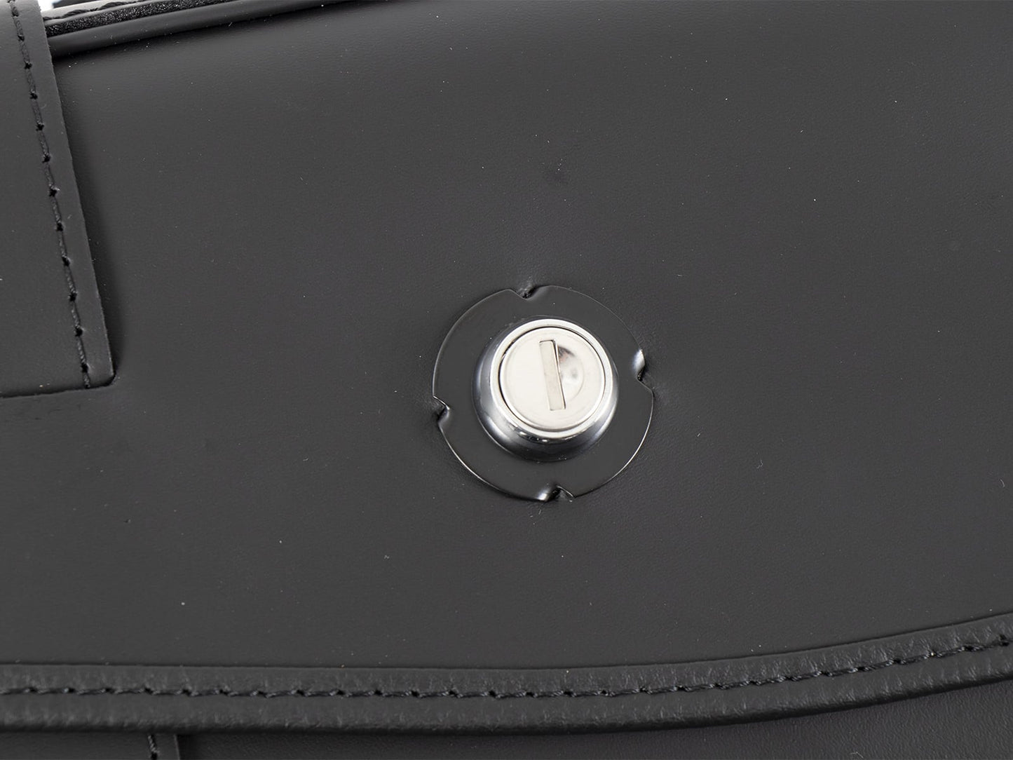 Hepco & Becker Leather single bag Rugged black left for C-Bow holder