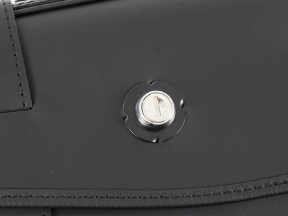 Hepco & Becker Leather single bag Rugged black left for C-Bow holder