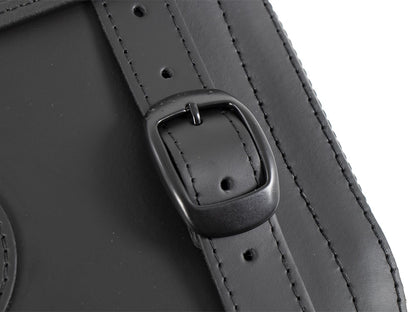 Hepco & Becker Leather single bag Rugged black left for C-Bow holder