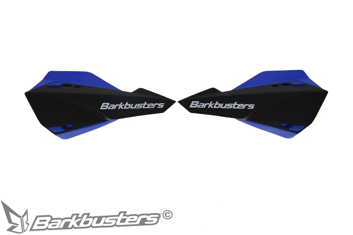 Barkbusters SABRE MX/Enduro Handguard - BLACK (with deflectors in BLUE)