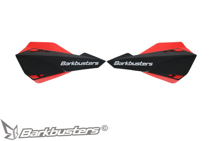 Barkbusters SABRE MX/Enduro Handguard - BLACK (with deflectors in RED)