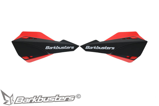 Barkbusters SABRE MX/Enduro Handguard - BLACK (with deflectors in RED)