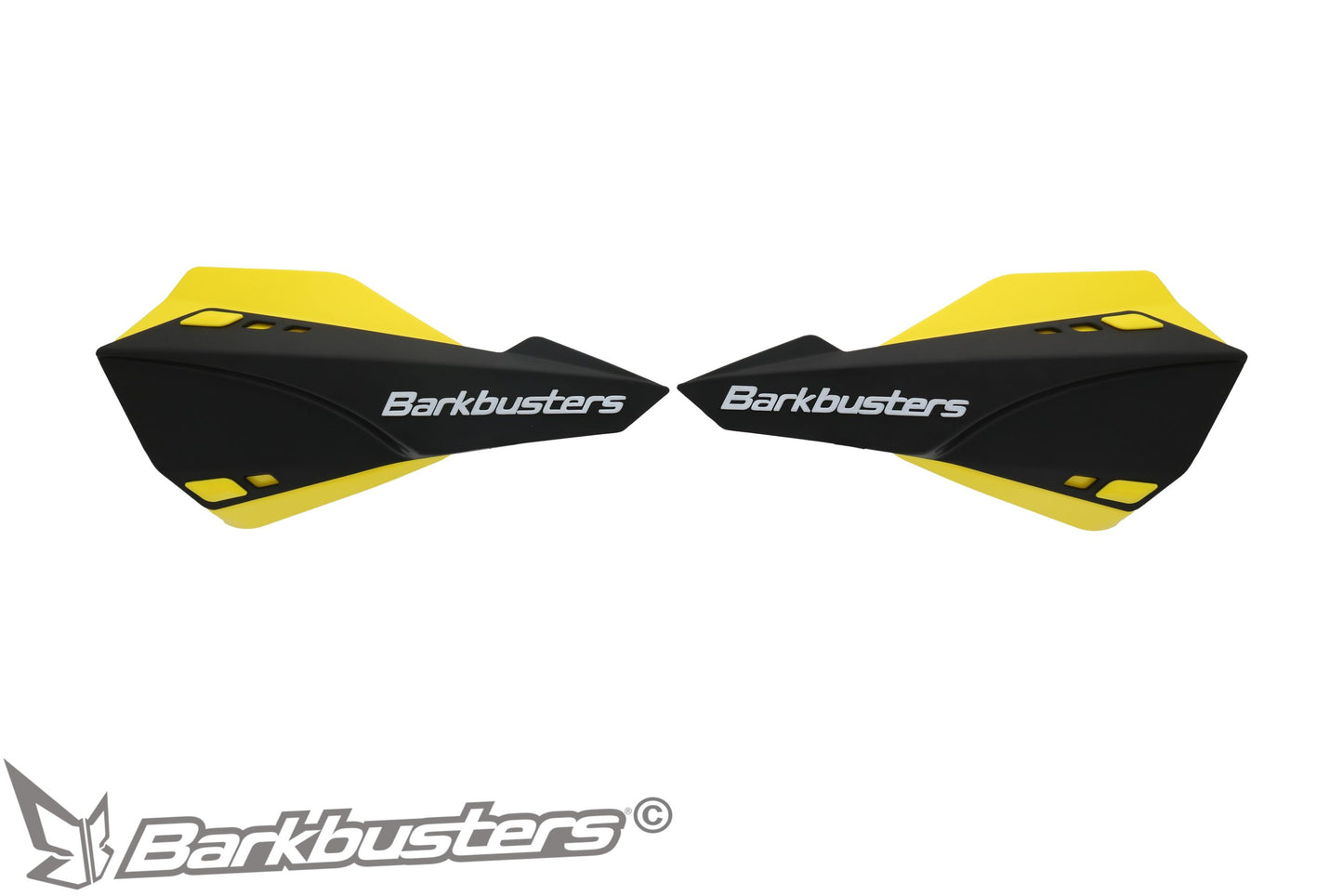 Barkbusters SABRE MX/Enduro Handguard - BLACK (with deflectors in YELLOW)