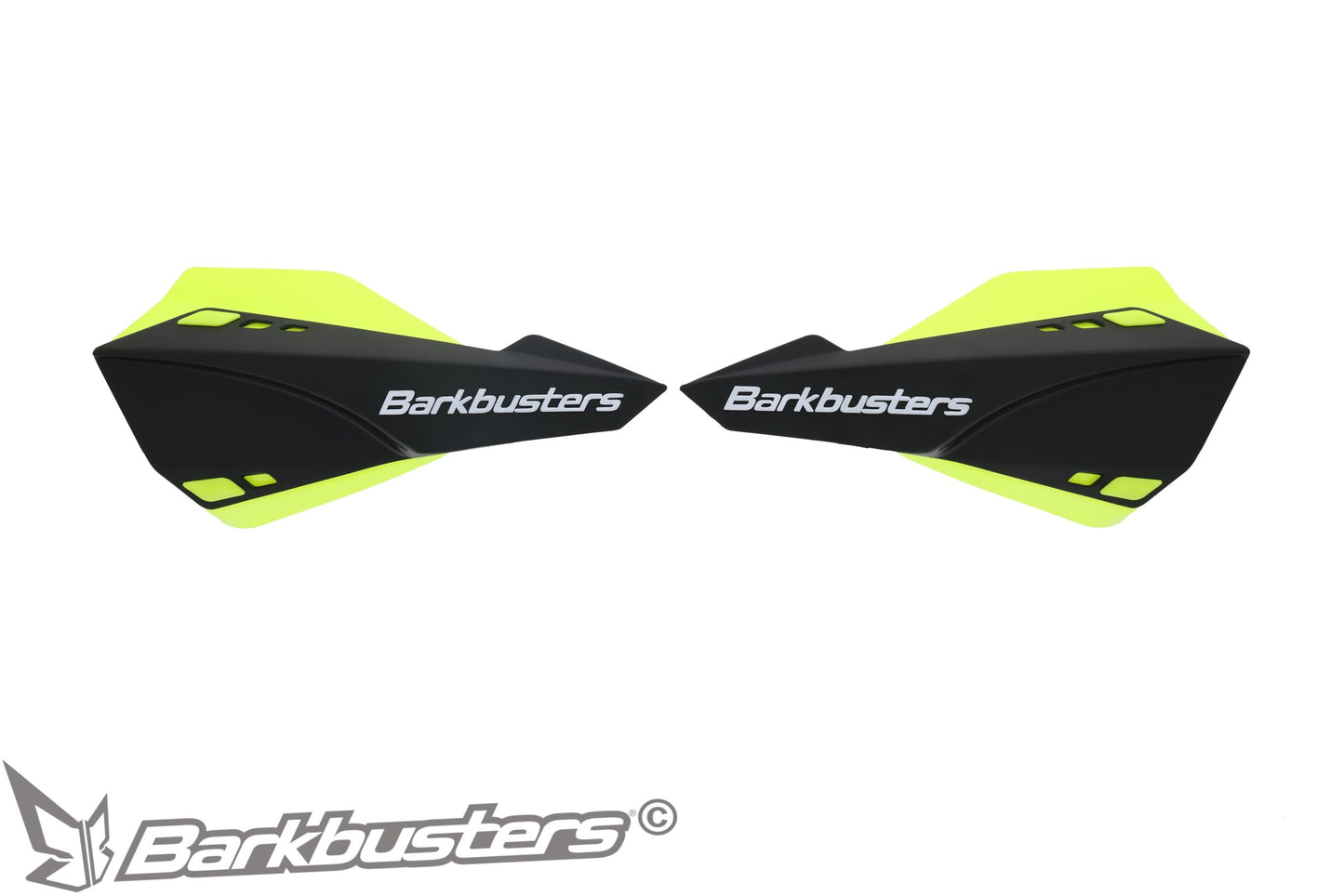 Barkbusters SABRE MX/Enduro Handguard - BLACK (with deflectors in YELLOW HiViz)