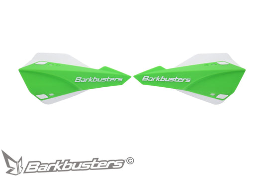 Barkbusters SABRE MX/Enduro Handguard - GREEN (with deflectors in WHITE)