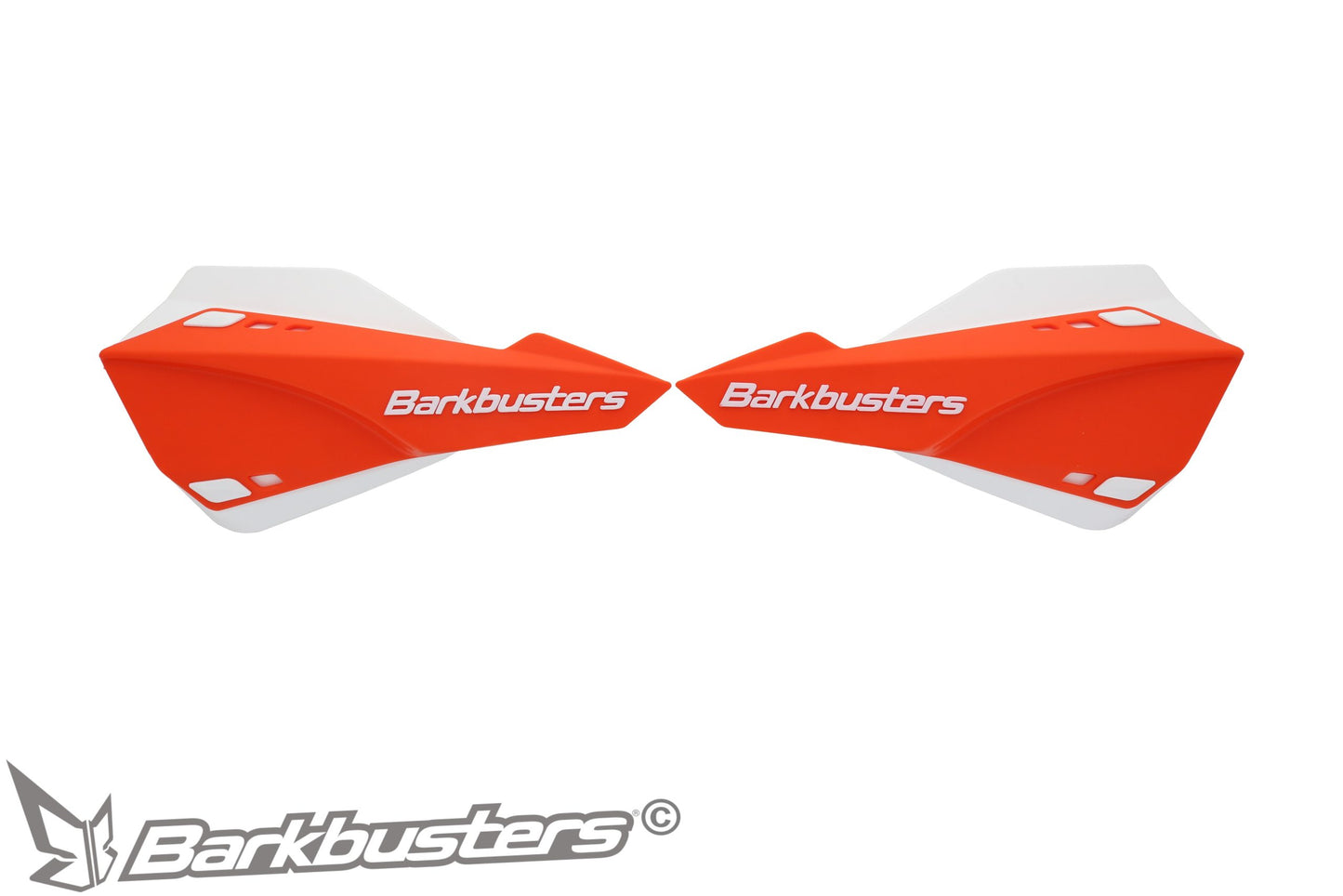 Barkbusters SABRE MX/Enduro Handguard - ORANGE (with deflectors in WHITE)
