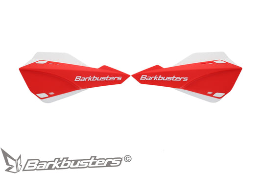 Barkbusters SABRE MX/Enduro Handguard - RED (with deflectors in WHITE)
