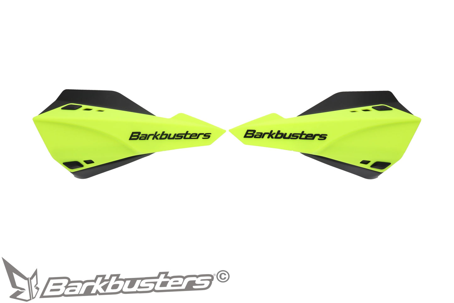 Barkbusters SABRE MX/Enduro Handguard - YELLOW HiViz (with deflectors in BLACK)