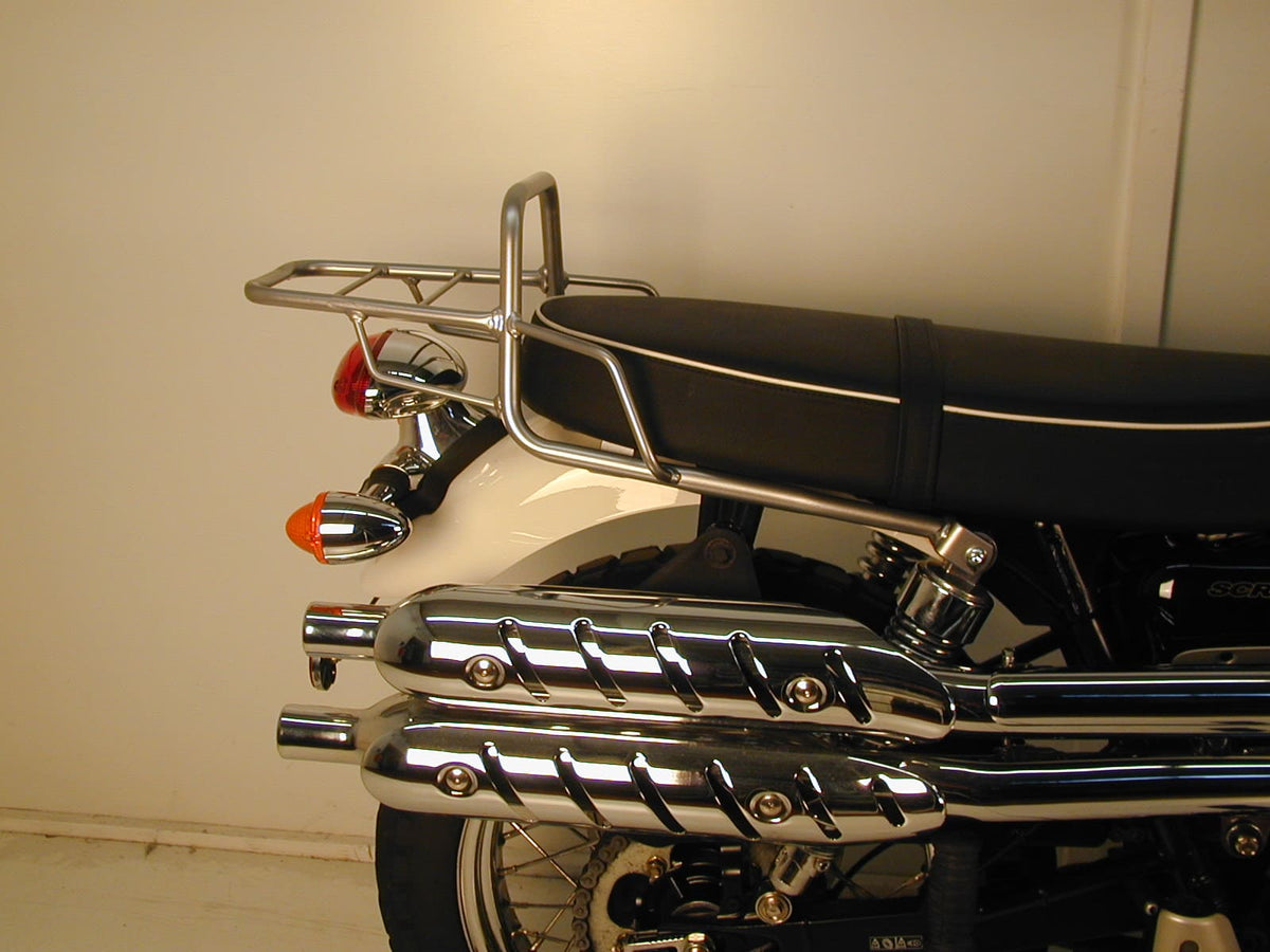 Hepco & Becker Topcase carrier tube-type chrome for Triumph Thruxton/Scrambler 900 (2004-2015)