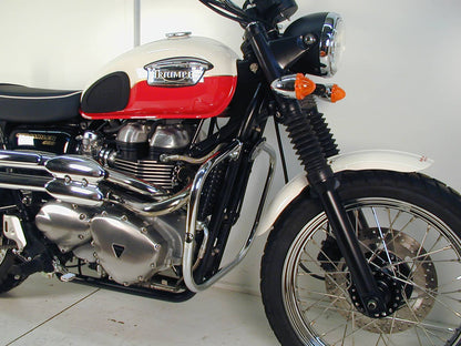 Hepco & Becker Engine protection bar chrome for Triumph Bonneville/T 100/Scrambler 900 (2002-2016)